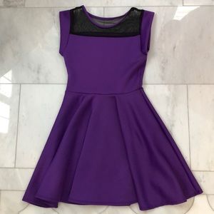 Kids purple dress